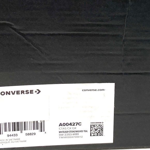 Converse Chuck Taylor All Star CX Low Top Gray Women Canvas Sneakers A00427C - Picture 10 of 12